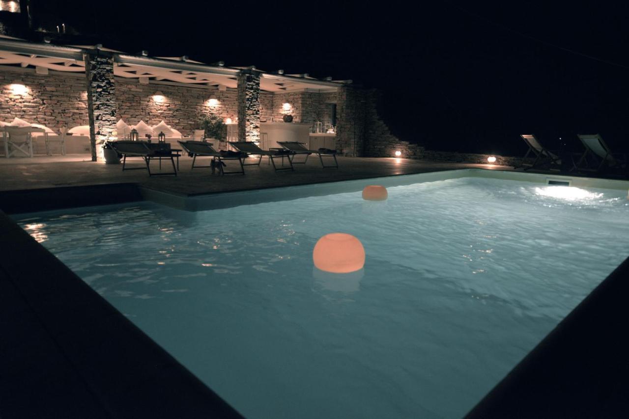 Spectacular Sunset View Villa At Melissaki Ioulis المظهر الخارجي الصورة