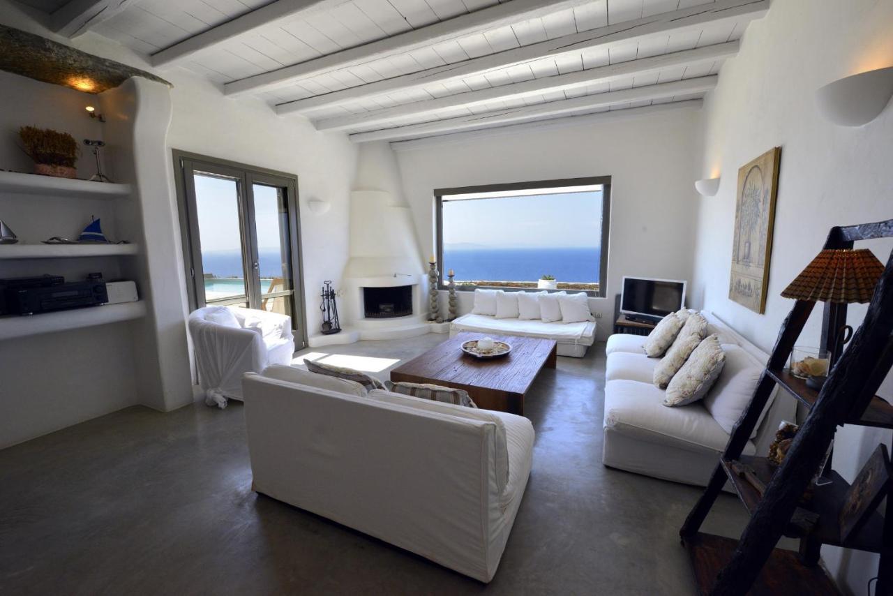 Spectacular Sunset View Villa At Melissaki Ioulis المظهر الخارجي الصورة