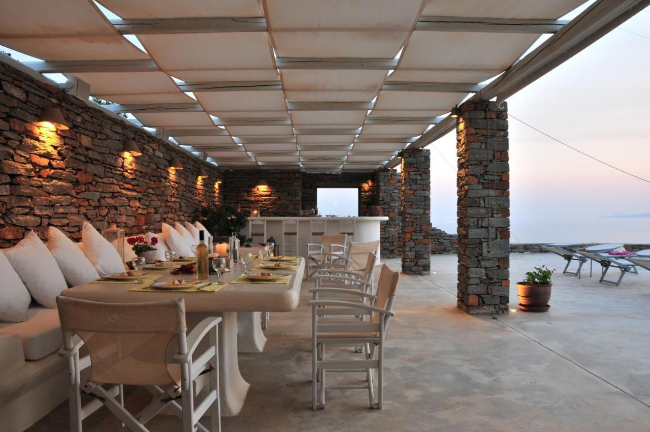 Spectacular Sunset View Villa At Melissaki Ioulis المظهر الخارجي الصورة