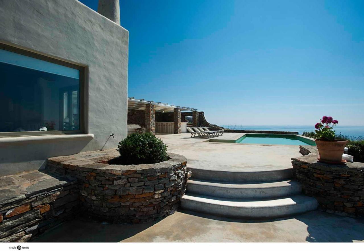 Spectacular Sunset View Villa At Melissaki Ioulis المظهر الخارجي الصورة